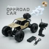 Premium Gold Alloy RC Rock Crawler – 4WD Off Road Monster Car with Smoke Exhaust Monster