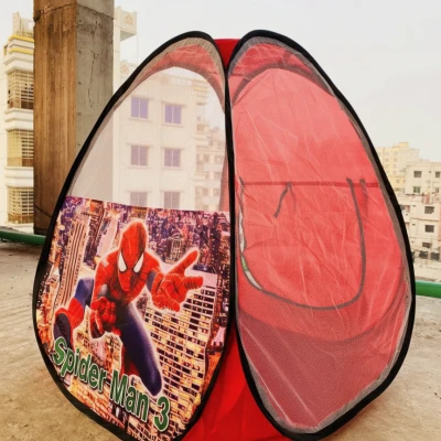 Spiderman Tent Play House with 100 Balls for Kids | Big Size Indoor & Outdoor Play Tent in Bangladesh