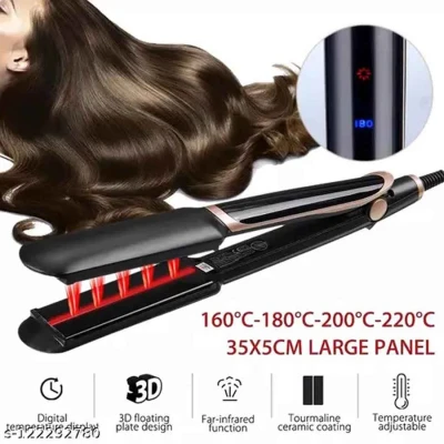 Kemei Km-2212 Hair Electric LCD Straightening Iron secondary