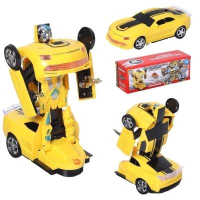 Transform Robot Racing Car to Car Automatically