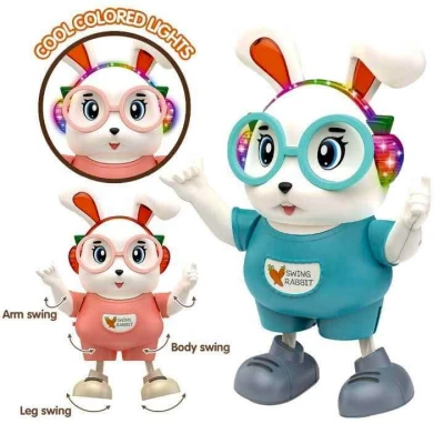 Dancer Rabbit Bunny Swing Dance Toy For Kids