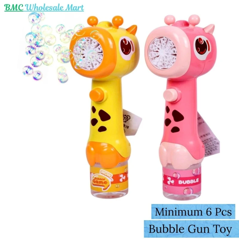 New Summer Light Music Bubble Gun Toy Handheld Electric Bubble Gun
