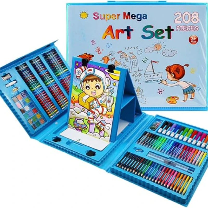 Super Mega Drawing Art Set Painting For Kids -208pc