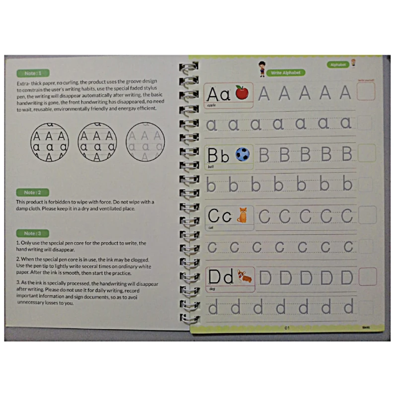 Magic WritinSB Magic Writing Practice Book (All in One) Total 20 page