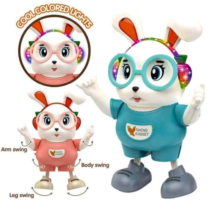 Dancer Rabbit Bunny Swing Dance Toy For Kids